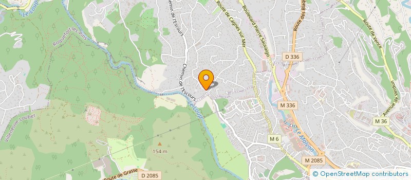 localisation de l'entreprise SCI CLMG  LA COLLE-SUR-LOUP