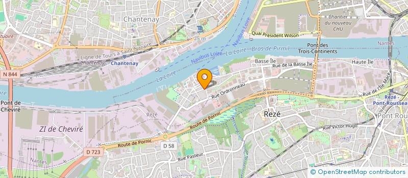 localisation de l'entreprise SCI CLMO  REZE