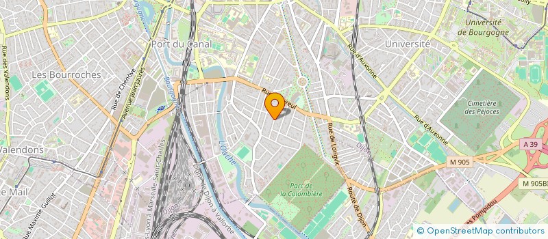 localisation de l'entreprise SCI CLMP BALLET à DIJON