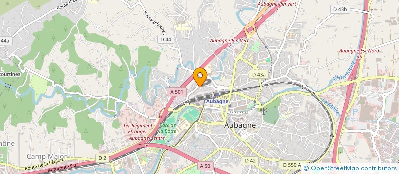 localisation de l'entreprise SCI CLNA à AUBAGNE