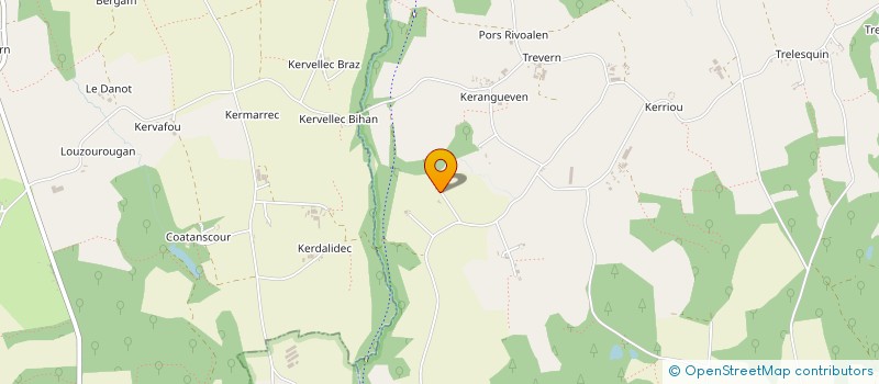 localisation de l'entreprise SCI CLO  PLOUGONVEN