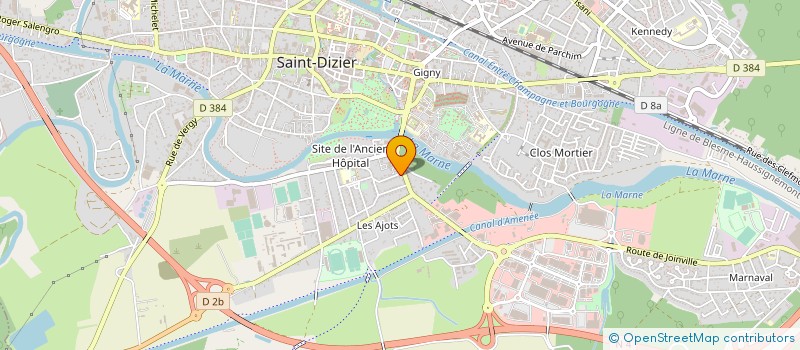 localisation de l'entreprise SCI CLO à SAINT-DIZIER