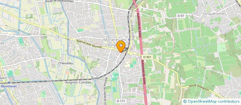 localisation de l'entreprise SCI CLO FA BI IMMO  MORIERES-LES-AVIGNON