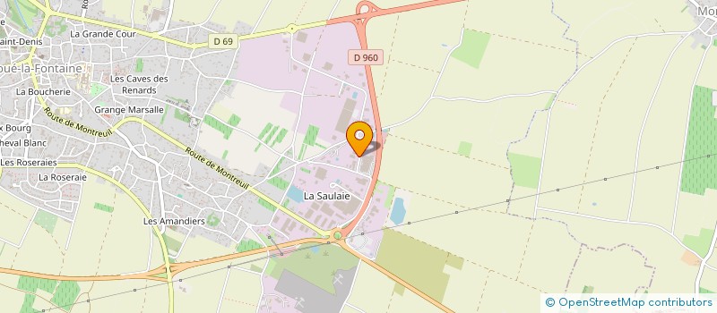 localisation de l'entreprise SCI CLOCAIS  DOUE-EN-ANJOU