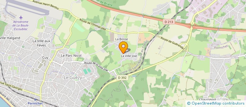 localisation de l'entreprise SCI CLOCEGI  LA BAULE-ESCOUBLAC