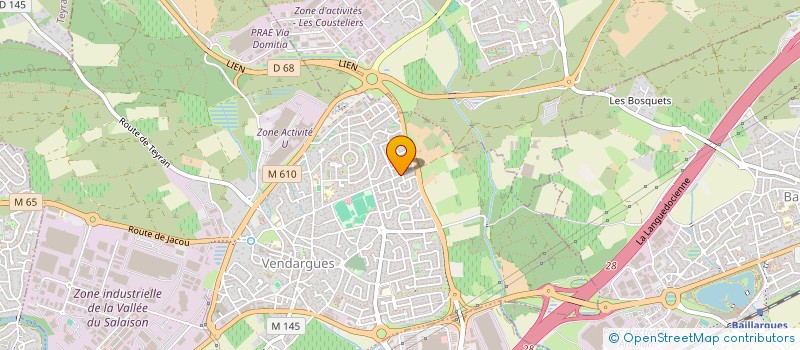 localisation de l'entreprise SCI CLOCEL à VENDARGUES