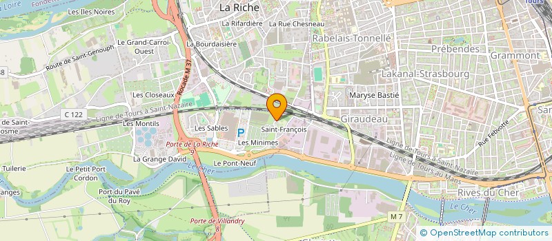 localisation de l'entreprise SCI CLOCHE  LA RICHE