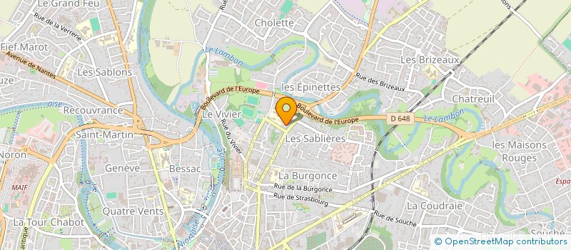 localisation de l'entreprise SCI CLOCHE PERCE à NIORT