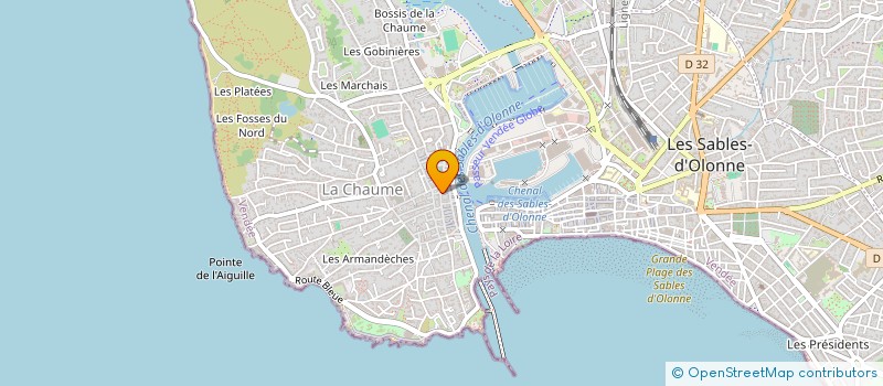 localisation de l'entreprise SCI CLOCHETTE à LES SABLES D'OLONNE