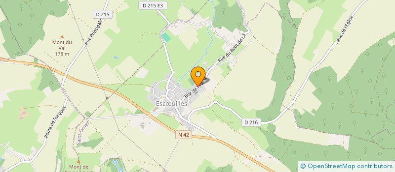 localisation de l'entreprise SCI CLOCHEVILLE  ESCUILLES