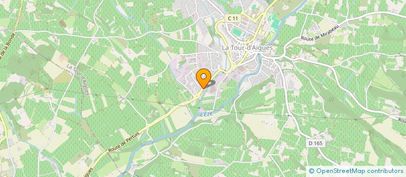 localisation de l'entreprise SCI CLODALA  LA TOUR-D'AIGUES