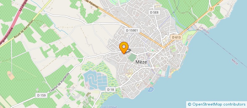 localisation de l'entreprise SCI CLODEM à MEZE