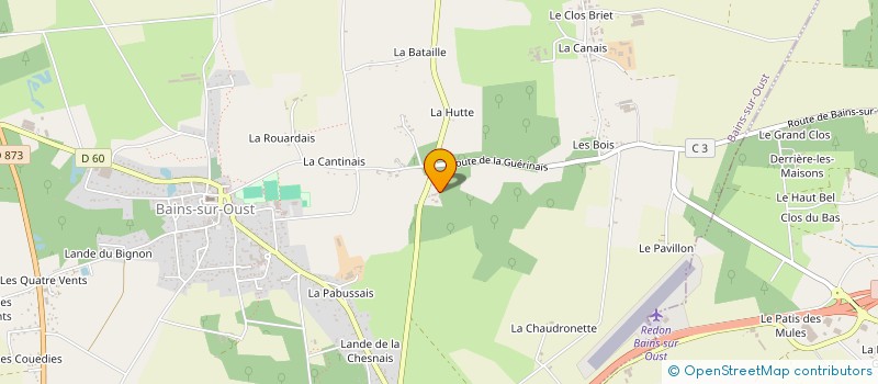 localisation de l'entreprise SCI CLODION 5  BAINS-SUR-OUST