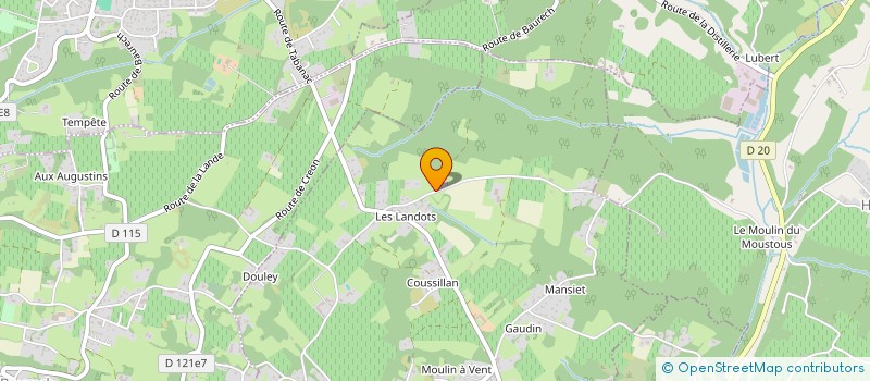 localisation de l'entreprise SCI CLODOMIR  POMPIGNAC