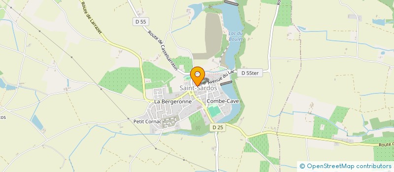 localisation de l'entreprise SCI CLOE  SAINT-SARDOS