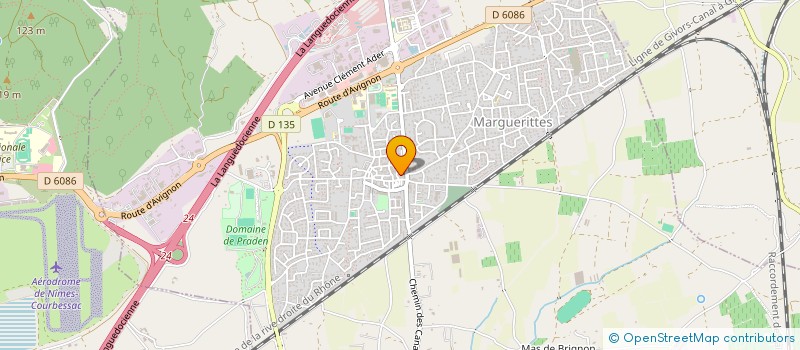 localisation de l'entreprise SCI CLOE  NIMES