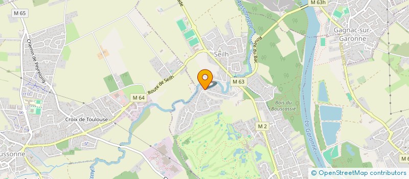 localisation de l'entreprise SCI CLOE II  BEAUZELLE