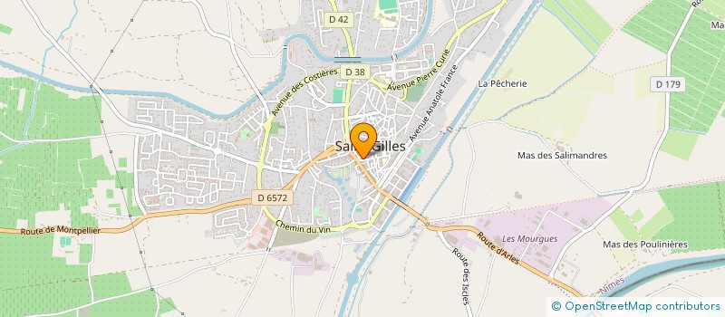 localisation de l'entreprise SCI CLOFIL à SAINT-GILLES