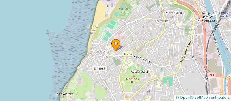 localisation de l'entreprise SCI CLOFROI  LE PORTEL