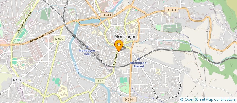 localisation de l'entreprise SCI CLOHAMAY à MONTLUCON