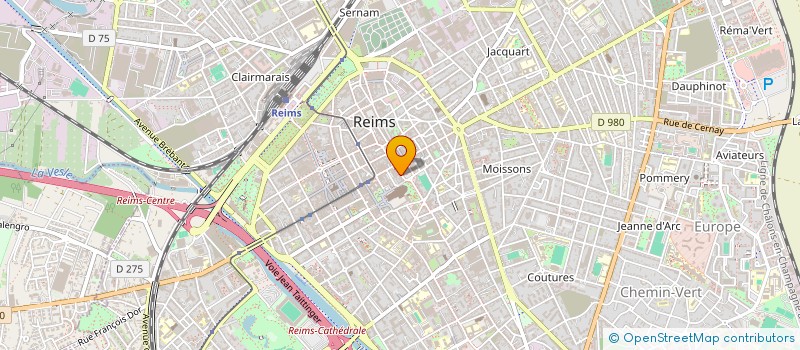 localisation de l'entreprise SCI CLOITRE NOUVEAU  REIMS