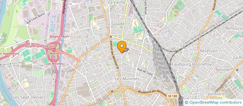 localisation de l'entreprise SCI CLOJASO à TOULOUSE