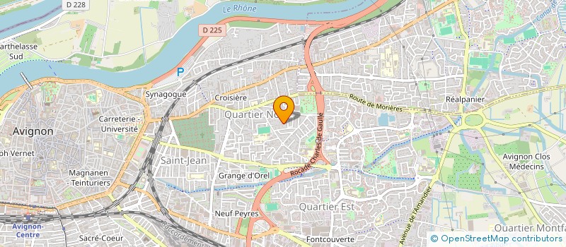 localisation de l'entreprise SCI CLOJFAC  AVIGNON