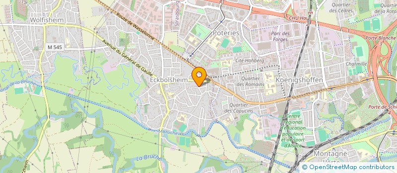 localisation de l'entreprise SCI CLOJIBAB  ECKBOLSHEIM