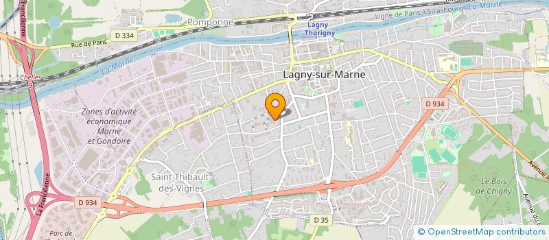 localisation de l'entreprise SCI CLOJOLY  LAGNY-SUR-MARNE