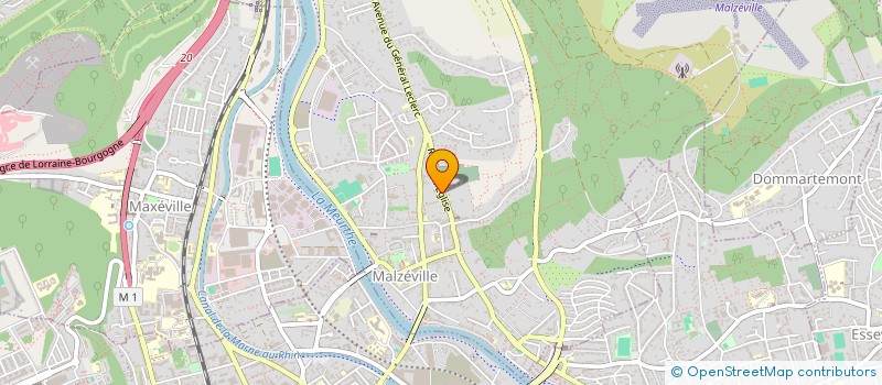 localisation de l'entreprise SCI CLOJUBIN  MALZEVILLE