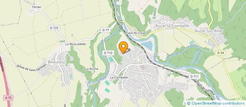 localisation de l'entreprise SCI CLOJURO INVEST  AUZAT-LA-COMBELLE