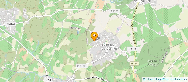 localisation de l'entreprise SCI CLOJY  SAINT-JEAN-DE-CORNIES