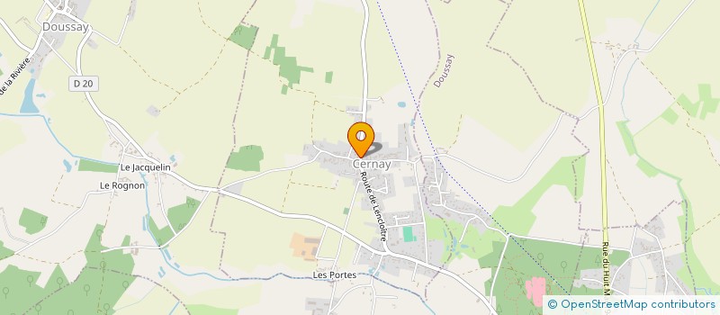 localisation de l'entreprise SCI CLOLEVIDA  CERNAY