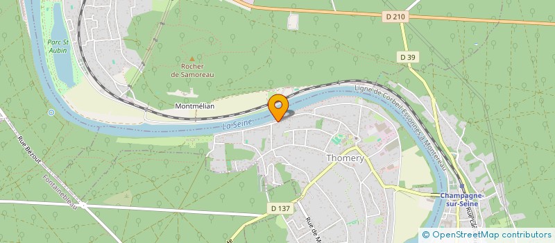 localisation de l'entreprise SCI CLOLIMAT  THOMERY