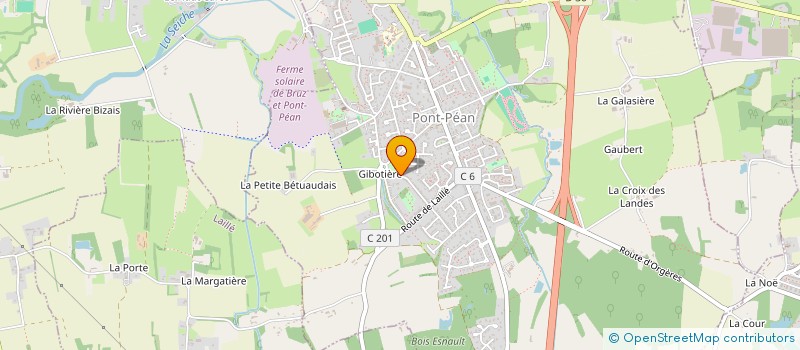 localisation de l'entreprise SCI CLOLOU  PONT-PEAN