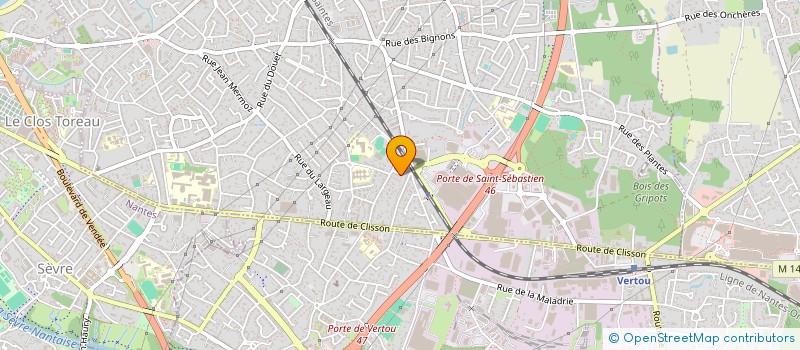 localisation de l'entreprise SCI  CLOLULO à SAINT-SEBASTIEN-SUR-LOIRE