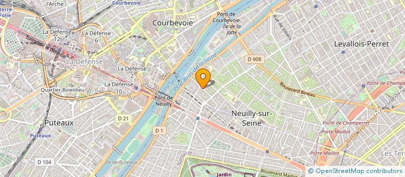 localisation de l'entreprise SCI CLOM à NEUILLY SUR SEINE