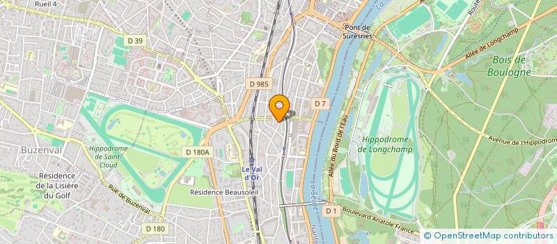 localisation de l'entreprise SCI CLOMANEL à SAINT-CLOUD