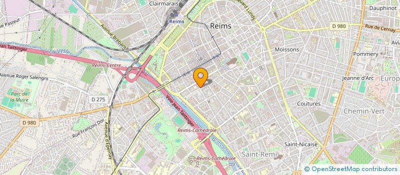 localisation de l'entreprise SCI CLOMAR  REIMS