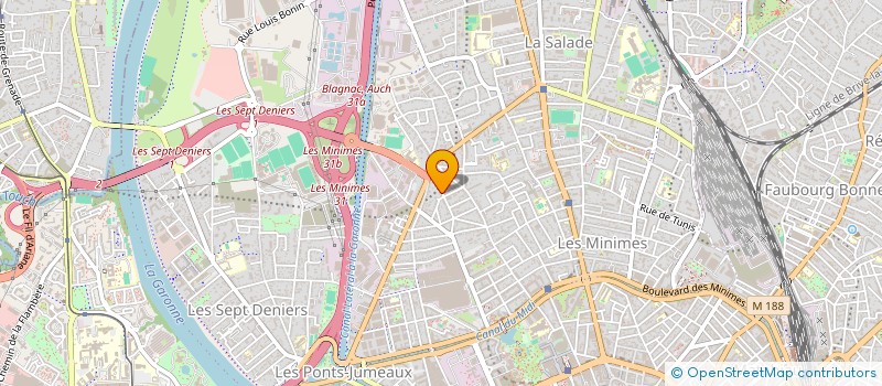 localisation de l'entreprise SCI CLOMIRO à TOULOUSE