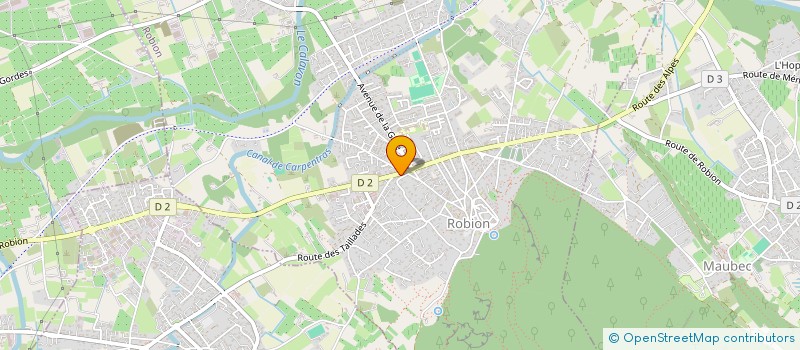 localisation de l'entreprise SCI CLONAT  ROBION