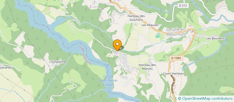 localisation de l'entreprise SCI CLONEXUS  LA SALLE-EN-BEAUMONT