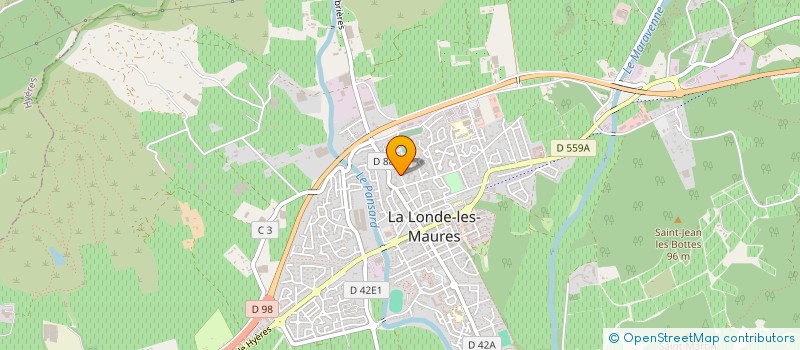 localisation de l'entreprise SCI CLONY  LA LONDE-LES-MAURES