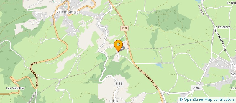 localisation de l'entreprise SCI CLOPI  VILLEMONTAIS