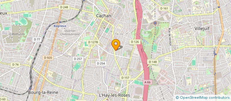 localisation de l'entreprise SCI CLORALI  CACHAN