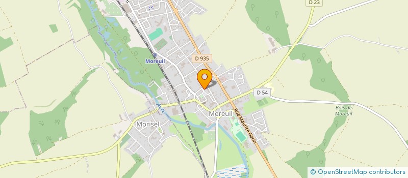 localisation de l'entreprise SCI CLOREM à MOREUIL