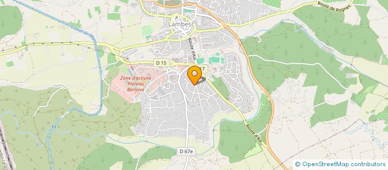 localisation de l'entreprise SCI CLORILIE  LAMBESC