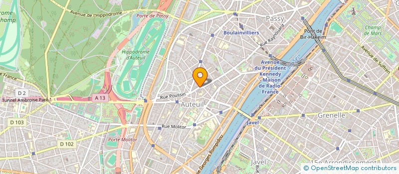 localisation de l'entreprise SCI CLORMAGA  PARIS