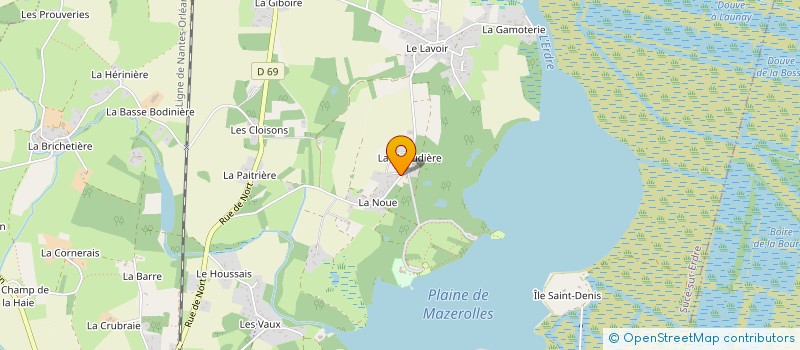 localisation de l'entreprise SCI CLORO  SUCE-SUR-ERDRE