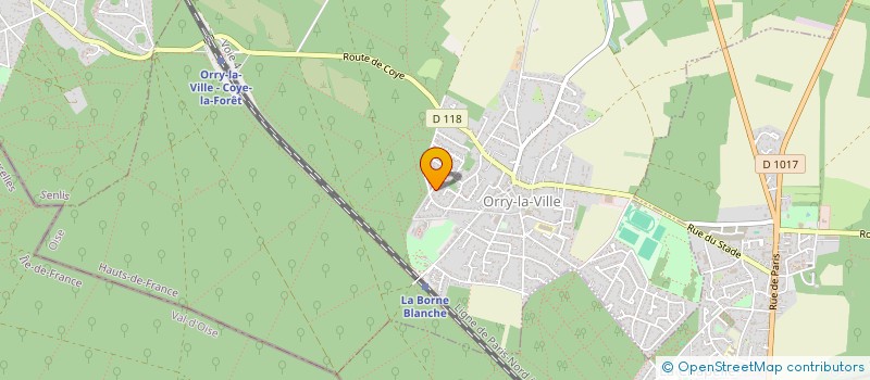 localisation de l'entreprise SCI CLOROFIL  ORRY-LA-VILLE